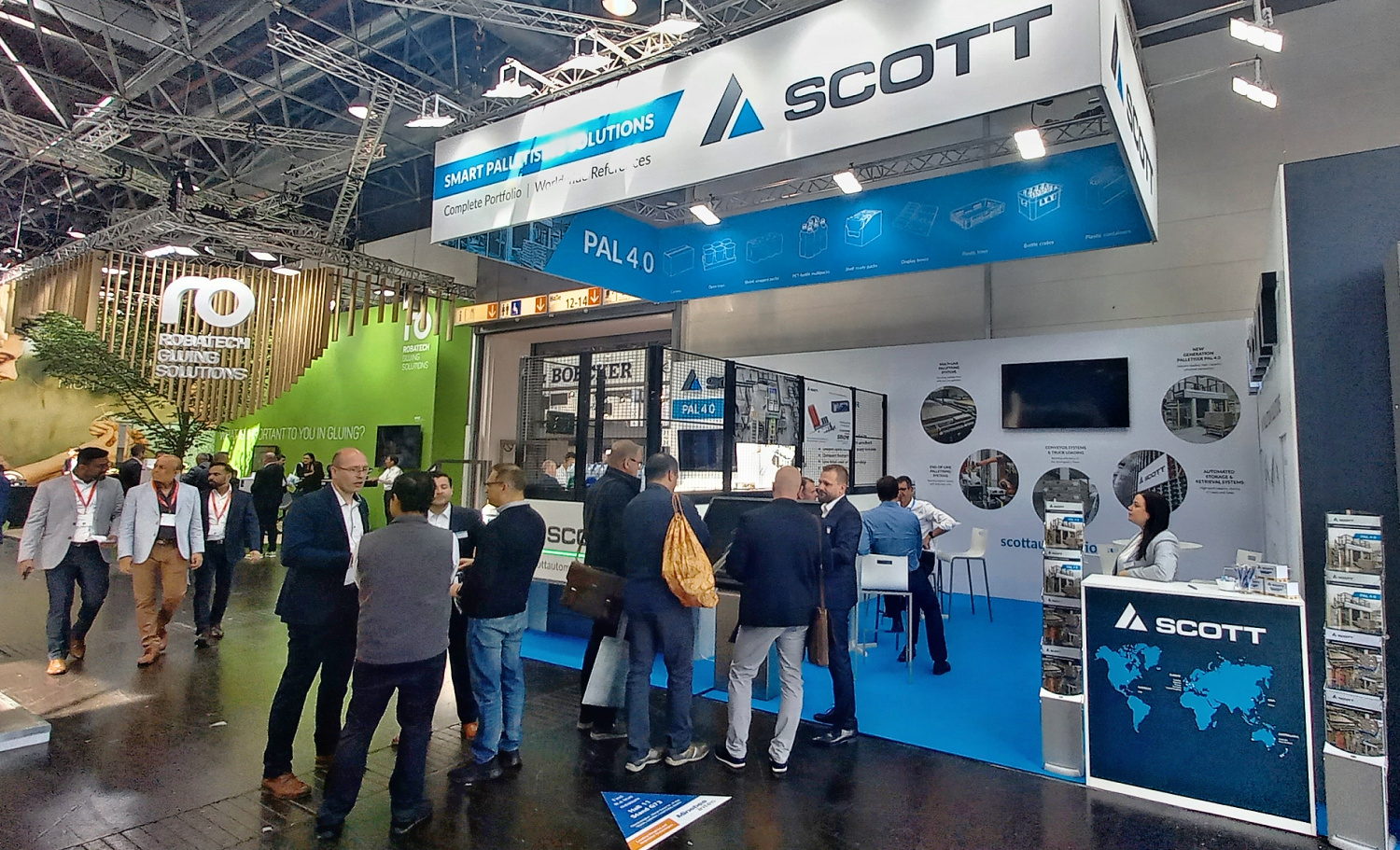 Stánek Scott Automation na veletrhu Interpack 2023