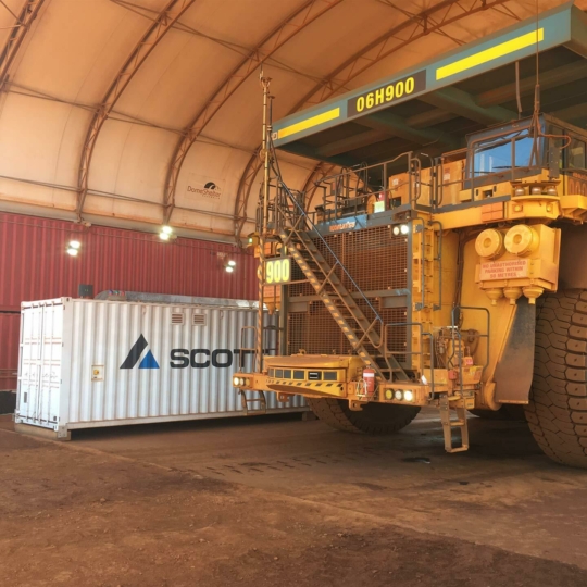 Scott's linear systems and field automation for mining industry